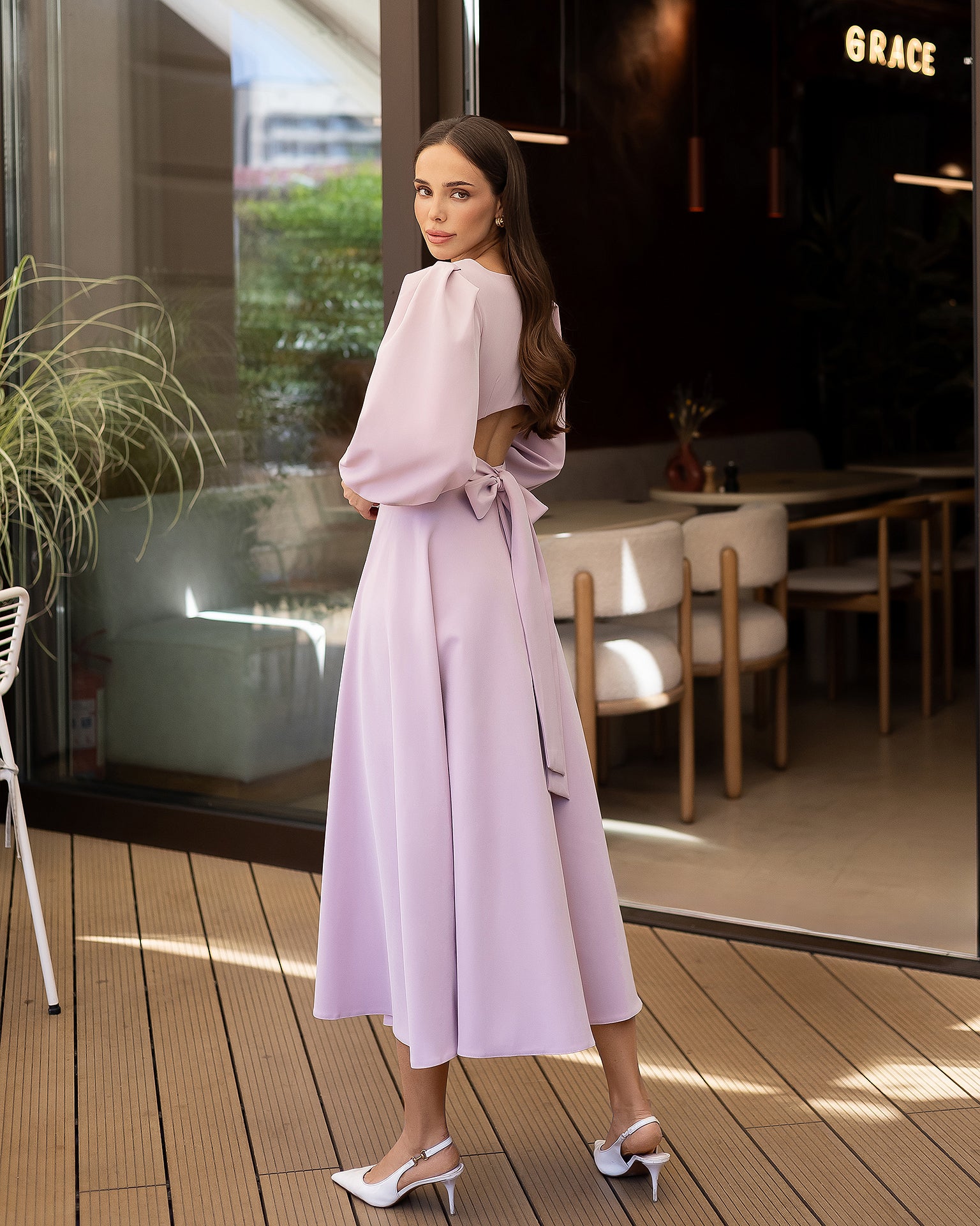 knee length dresses for ladies Valerie Midi Dress