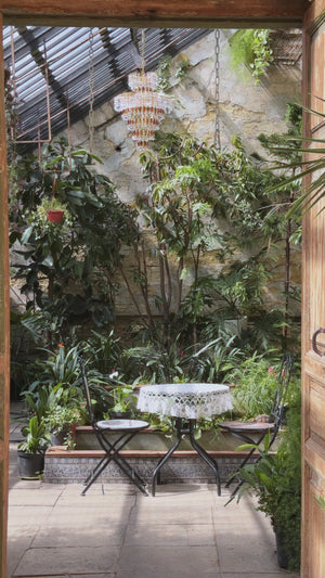 Athena Bridal Cape Gown.