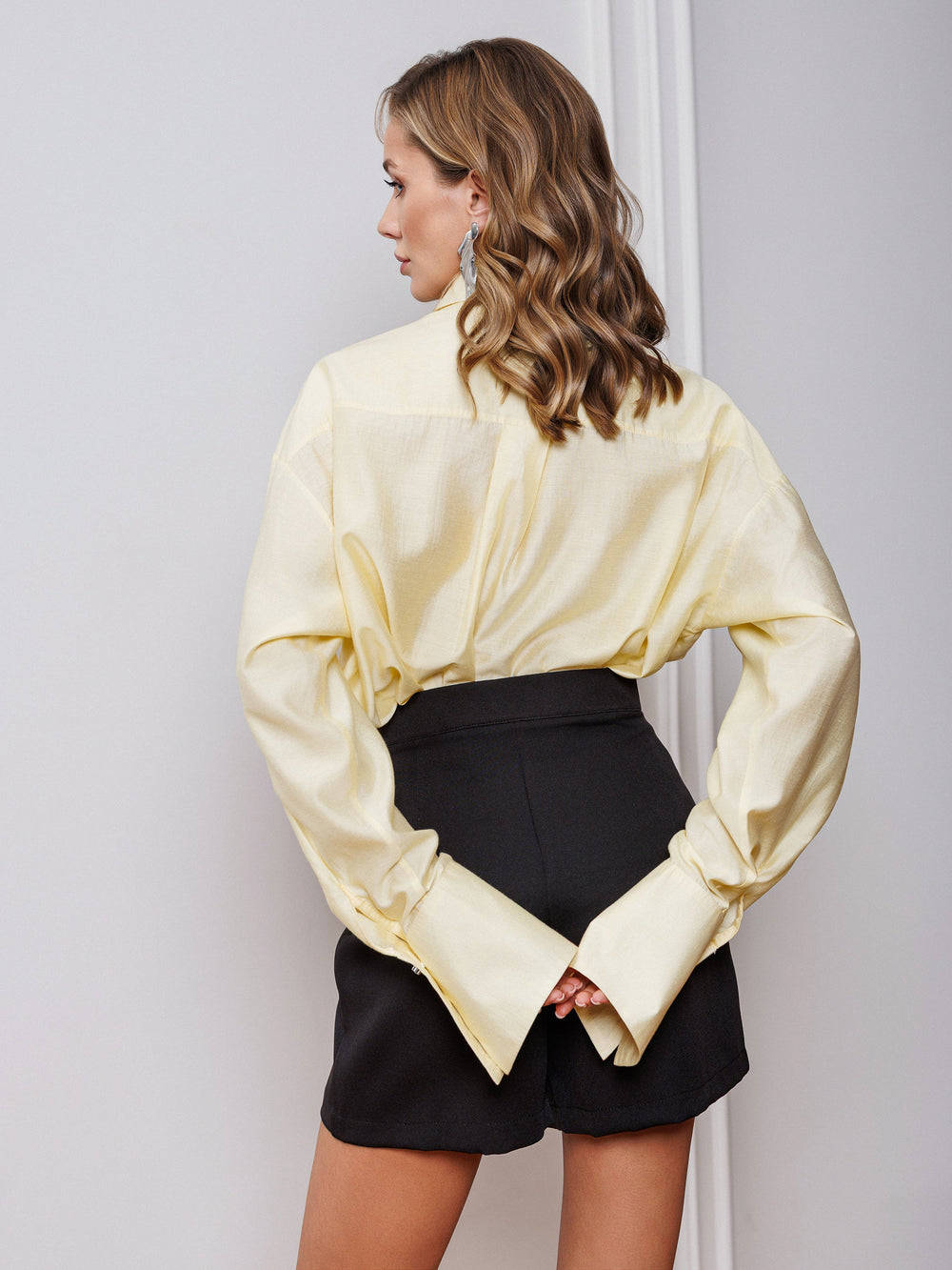 Zanirelle Tencel Shirt sky blue relaxed silhouette