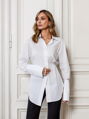 Liorisse Asymmetric Cotton Shirt