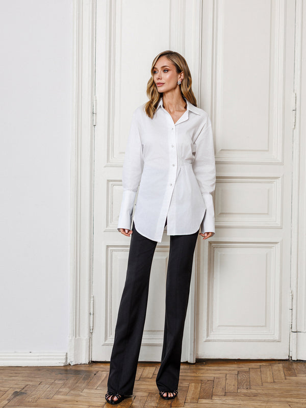 Liorisse Asymmetric Cotton Shirt