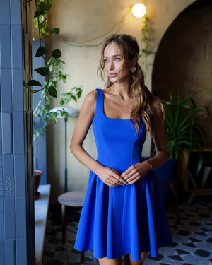 Corsage Mini Dress