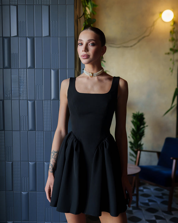 Corsage Mini Dress