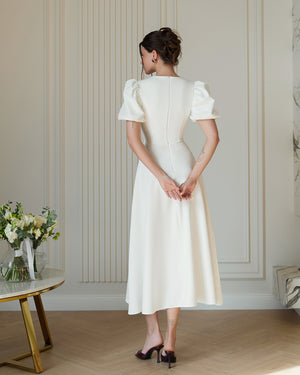 Poetessa Bridal Midi Dress.