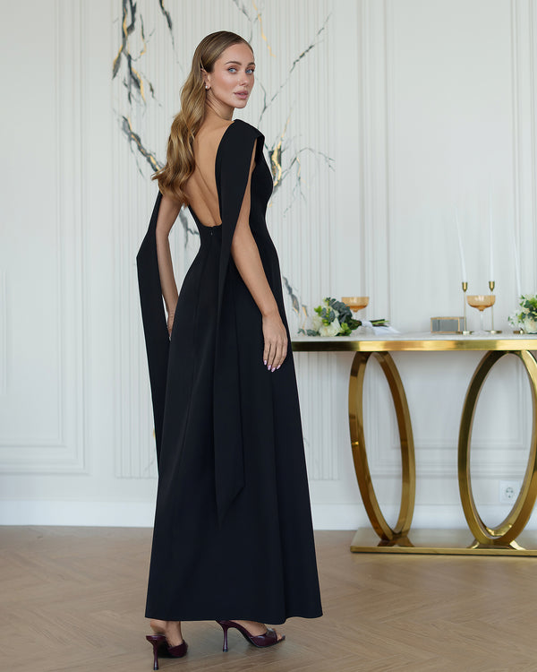 Athena Cape Gown.