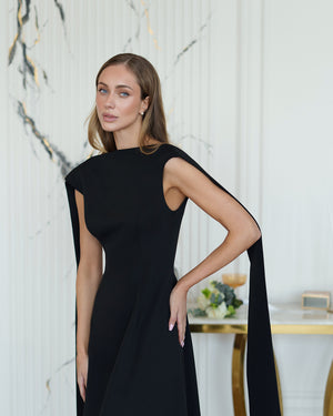 Athena Cape Gown.
