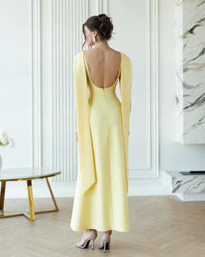 Athena Cape Gown.