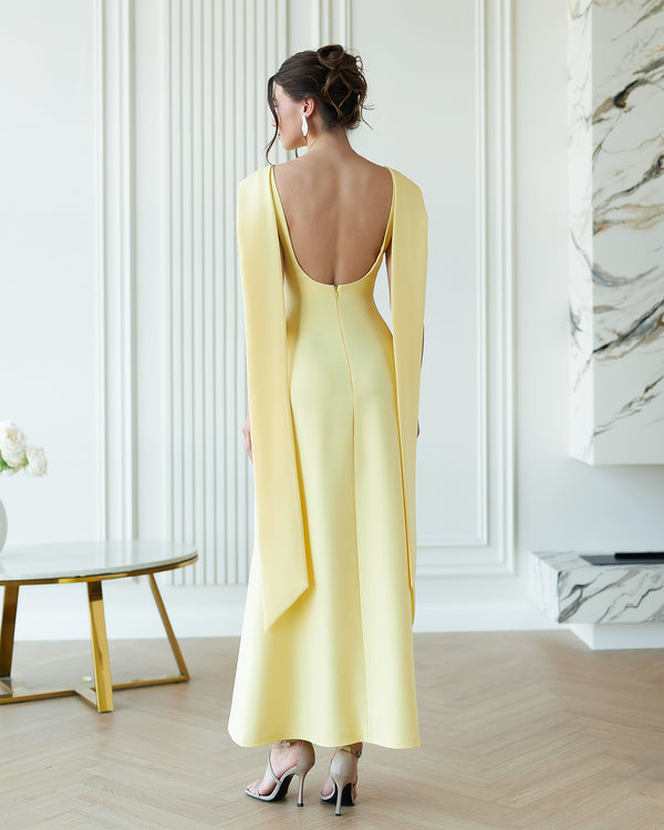 Athena Cape Gown.