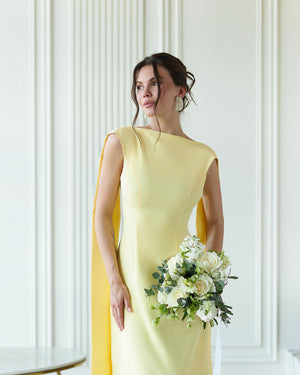 Athena Cape Gown.