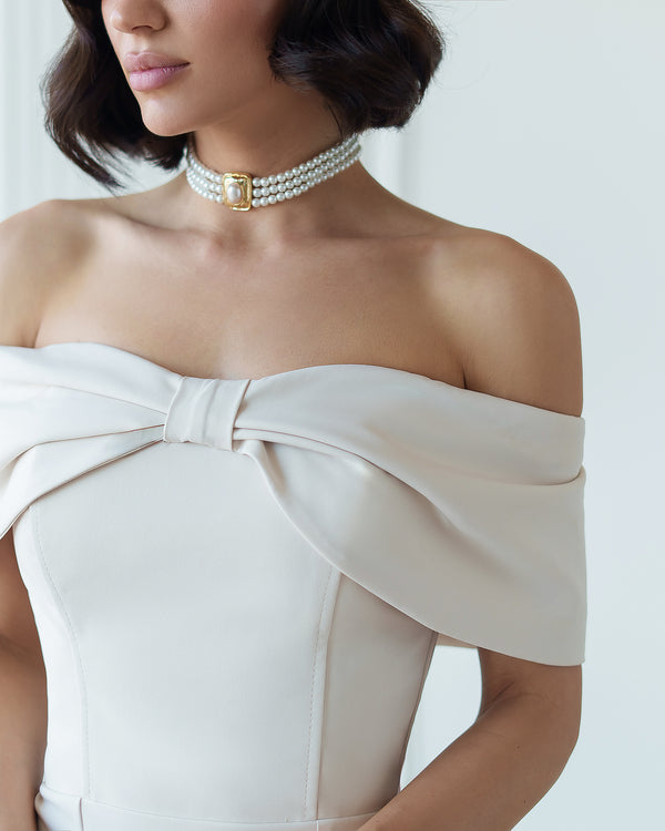 Ophelia Corset Midi Dress.