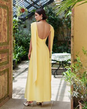 Athena Cape Gown.