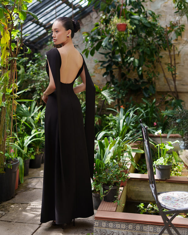 Athena Cape Gown.