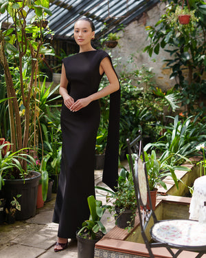 Athena Cape Gown