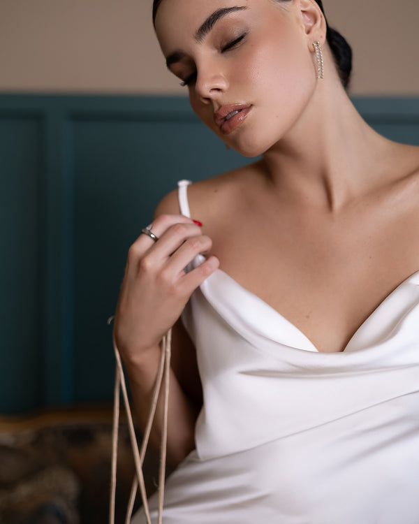 Lumina Bridal Cascade Gown