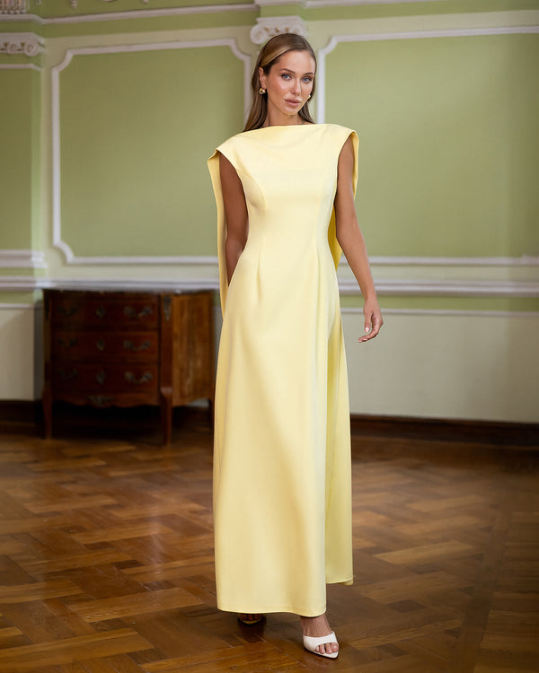 Athena Cape Gown