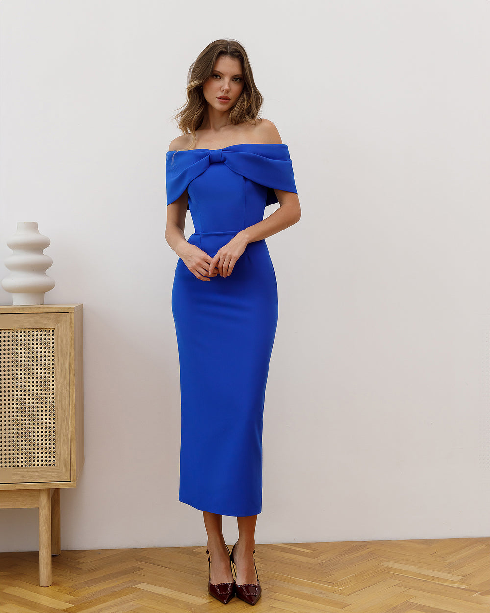 Ophelia Corset Midi Dress.