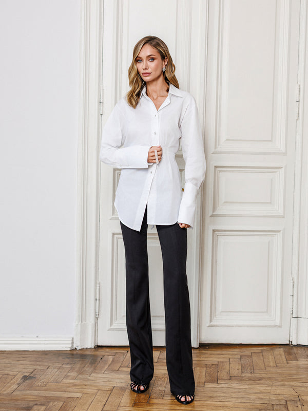 Liorisse Asymmetric Cotton Shirt