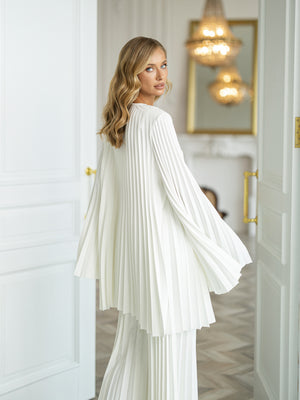 Celestine Bridal Cape Suit