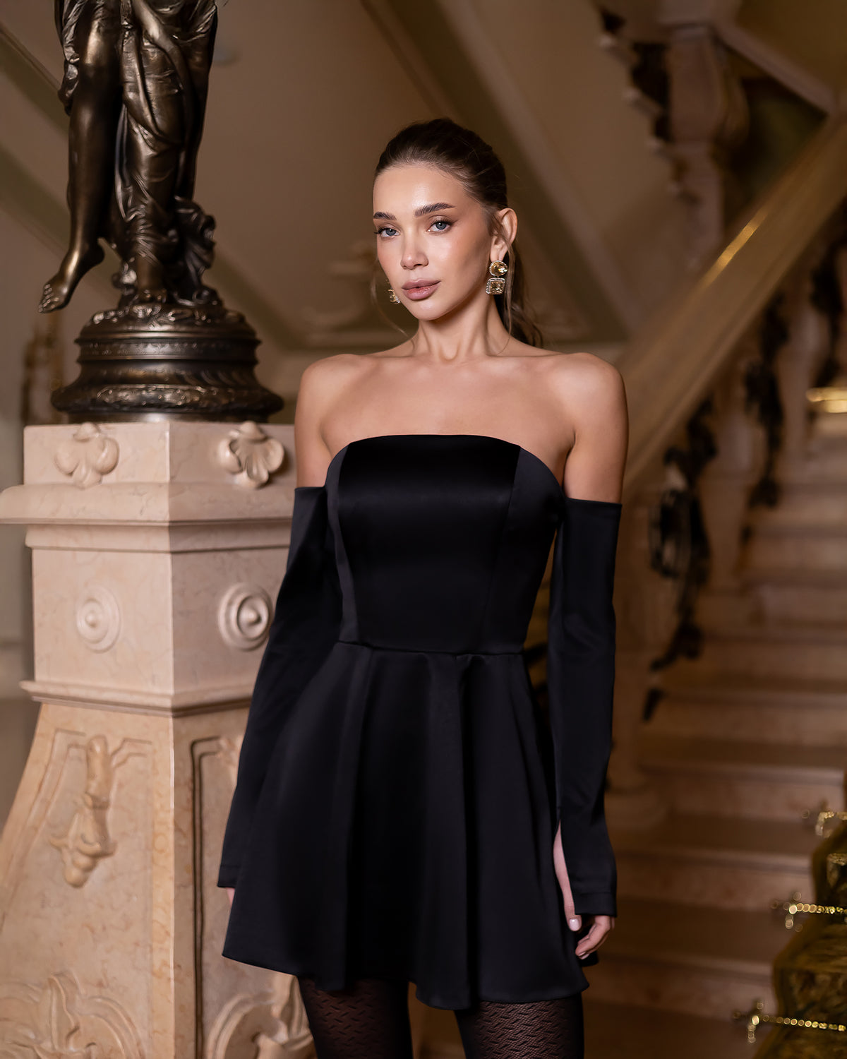 mulwala mini dress in black Marvella In a crinkle black Colored Wedding Dresses 6545-HOTPINK-BLACK Spaghetti Strap Leopard Sizes for daughter's dress:68 cm