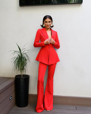 Riviera Peplum Suit