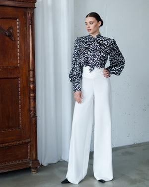 Leovelle Satin Blouse