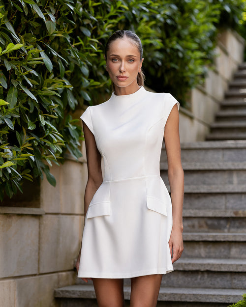 Clara Bridal Mini Dress