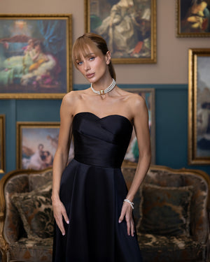 Serena Strapless Midi Dress