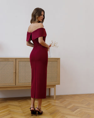 Ophelia Corset Midi Dress.