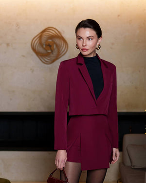 Monaco Blazer Skort Set