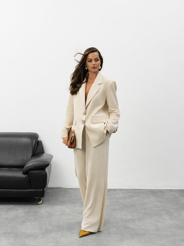 Liorenne Linen Suit
