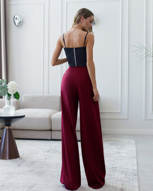 Silvara Satin Bustier Top