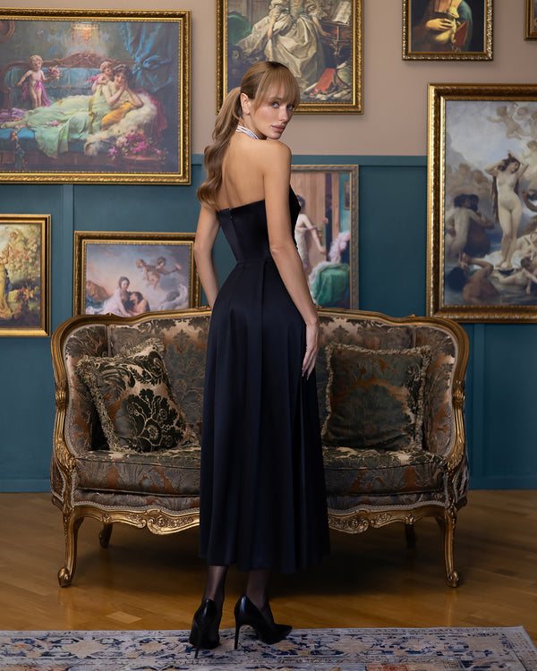 Serena Strapless Midi Dress