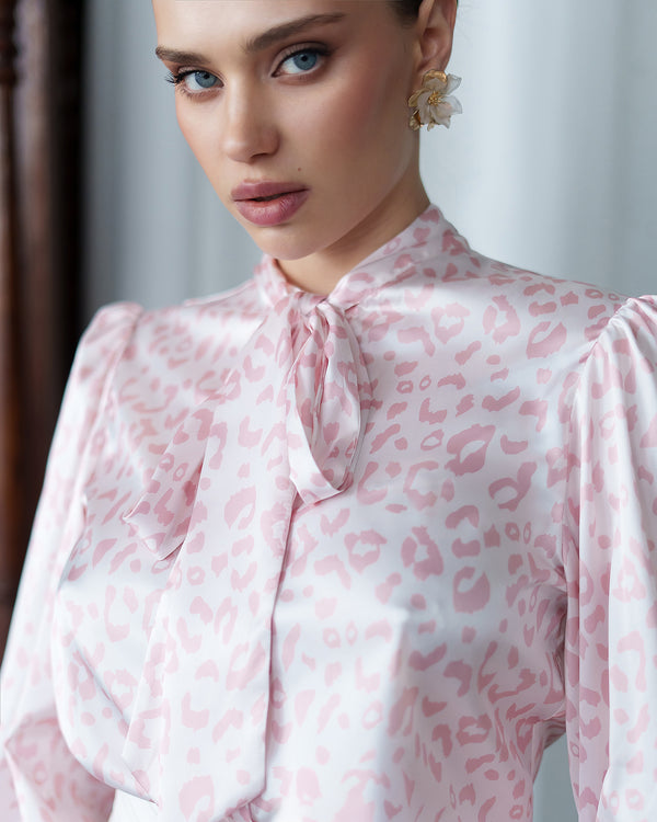 Leovelle Satin Blouse