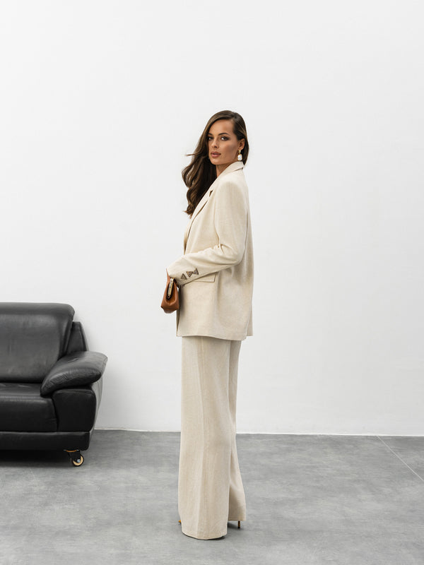 Liorenne Linen Suit