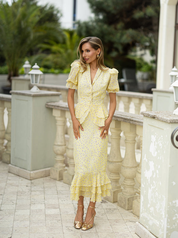 Rosavielle Fleur Midi Dress