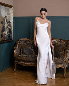 Lumina Bridal Cascade Gown
