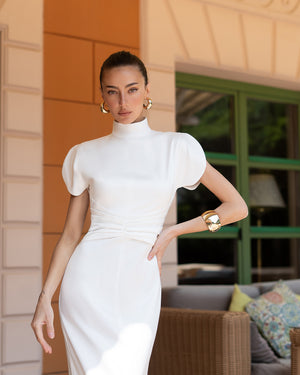 Elysia Bridal High-Neck Gown