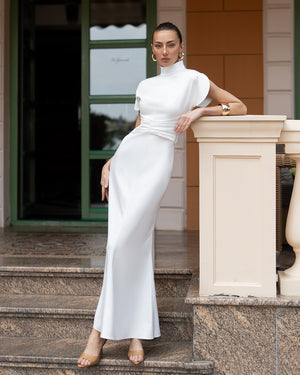 Elysia Bridal High-Neck Gown