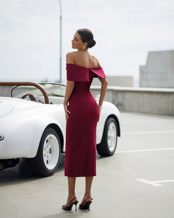 Ophelia Corset Midi Dress