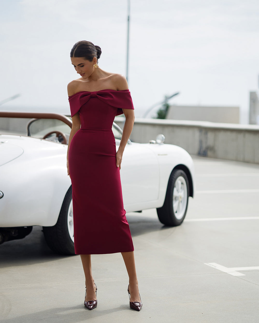 Ophelia Corset Midi Dress