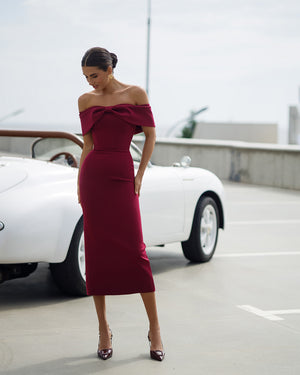 Ophelia Corset Midi Dress