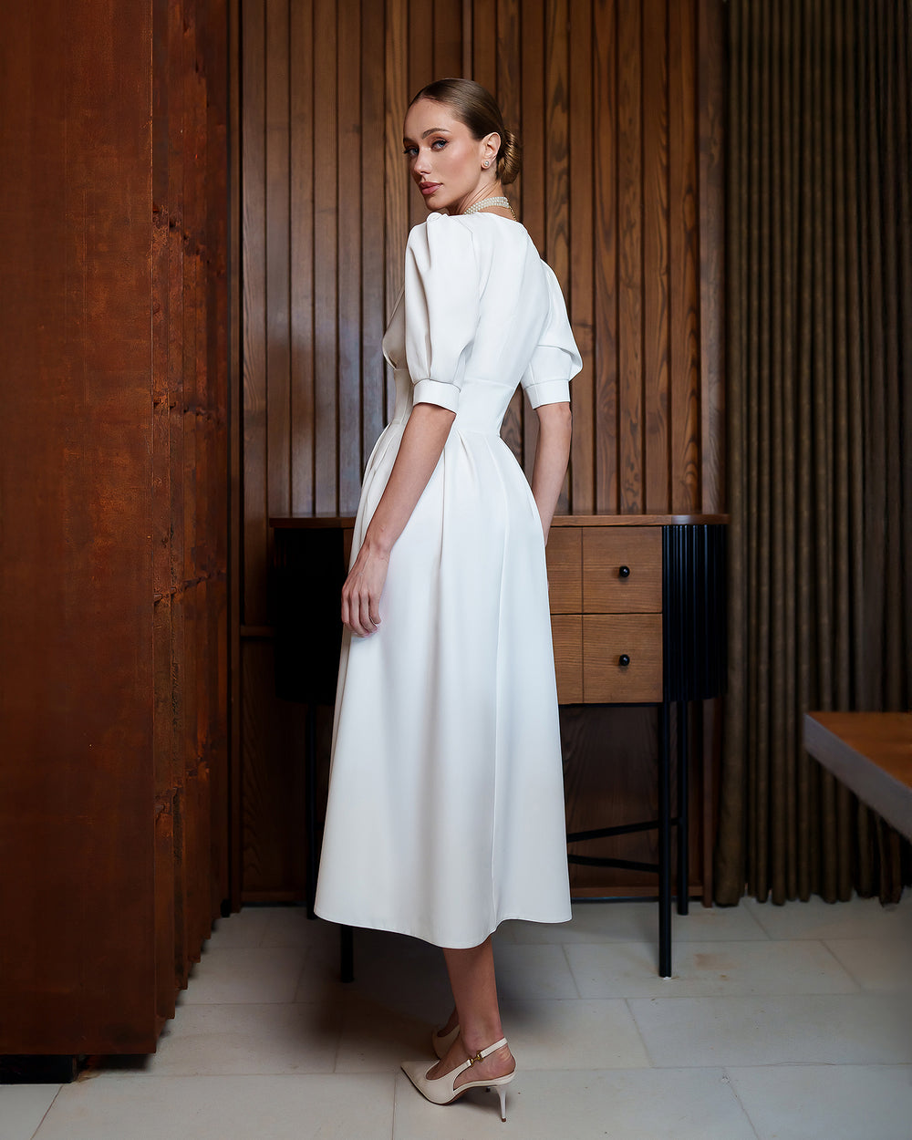 Valencia Bridal Midi Dress