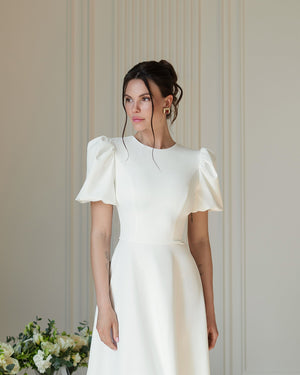 Elena Bridal Midi Dress