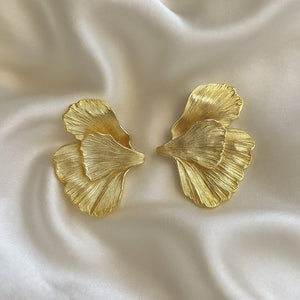 Golden Ginkgo earrings