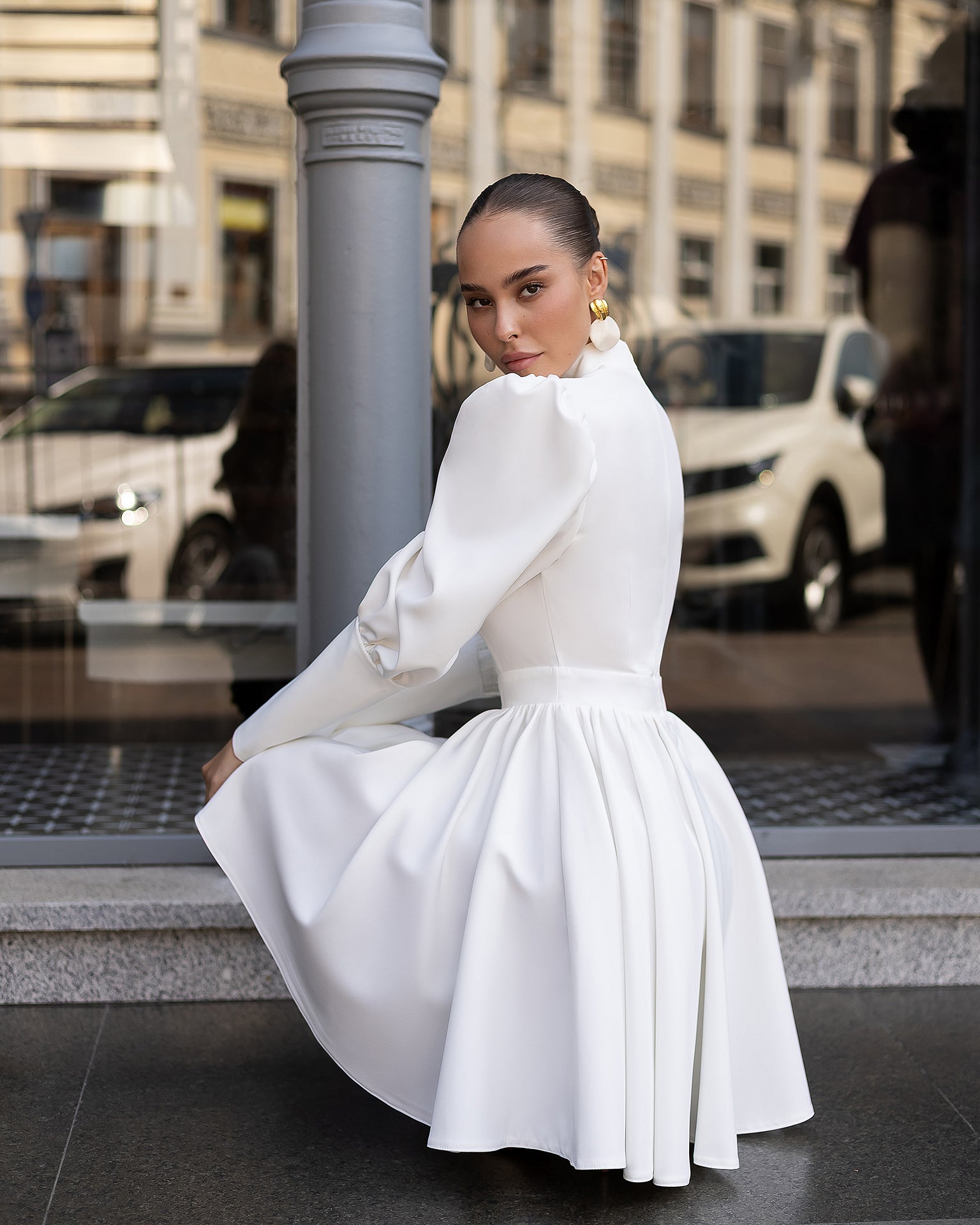 bridal mini dress Isaline Bridal Mini Dress