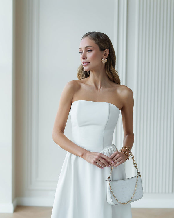 Lucia Bridal Midi Dress