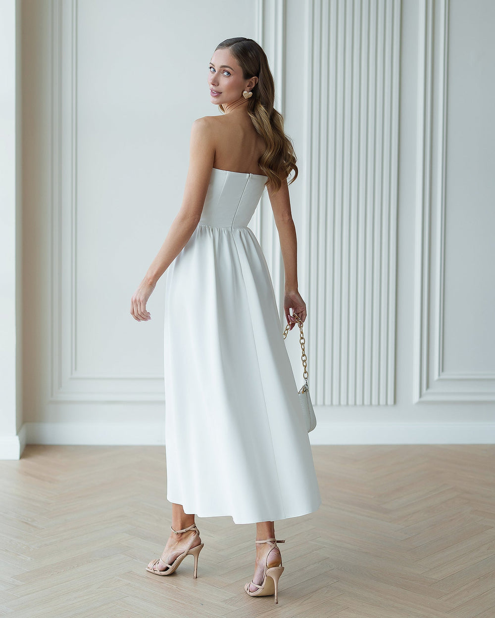 Lucia Bridal Midi Dress