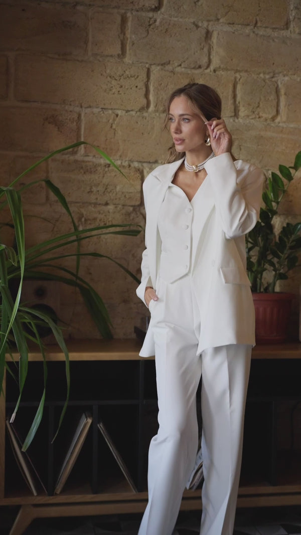 Regent Bridal Three-Piece Suit.