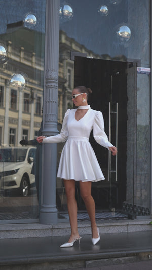 Isaline Bridal Mini Dress