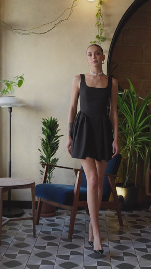 Corsage Mini Dress